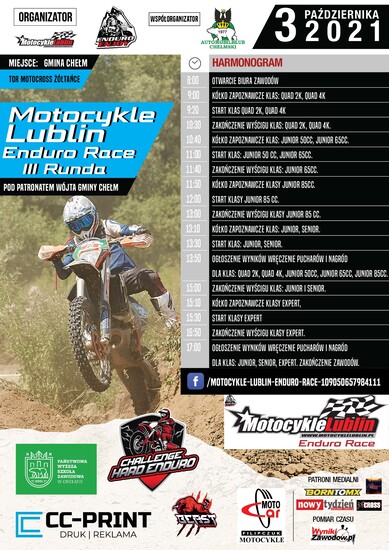 210831 Motocykle Lublin Enduro Race III Plakat prev 01 01 01 01