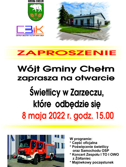 Plakat Swietlica Zarzecze 2022